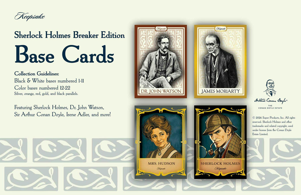 2026 Keepsake Sherlock Holmes Premiere Breaker Box sell sheet 1