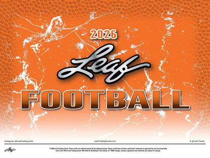 2026 Leaf Football Hobby Box