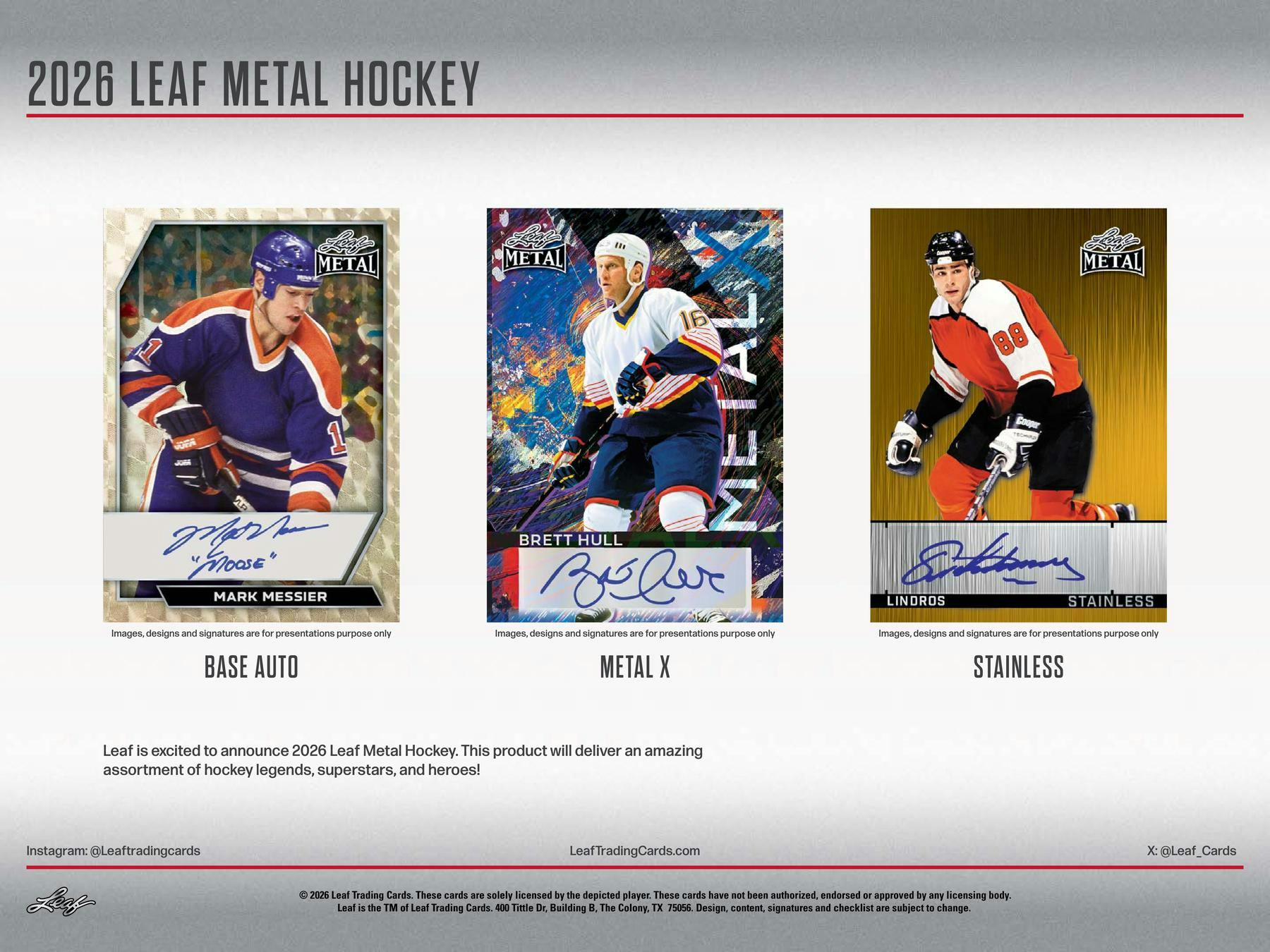 2026 Leaf Metal Hockey Hobby Box | Columbia Sports Cards | Columbia Hobby - Sports Card Boxes - Toploaders - Card Savers.