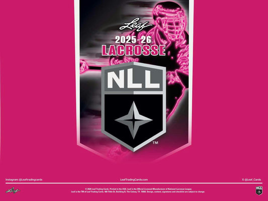 2025/26 Leaf NLL National Lacrosse League Hobby Box