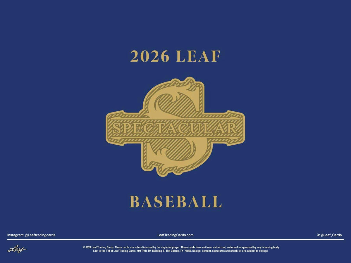 2026 Leaf Spectacular Baseball Hobby Box