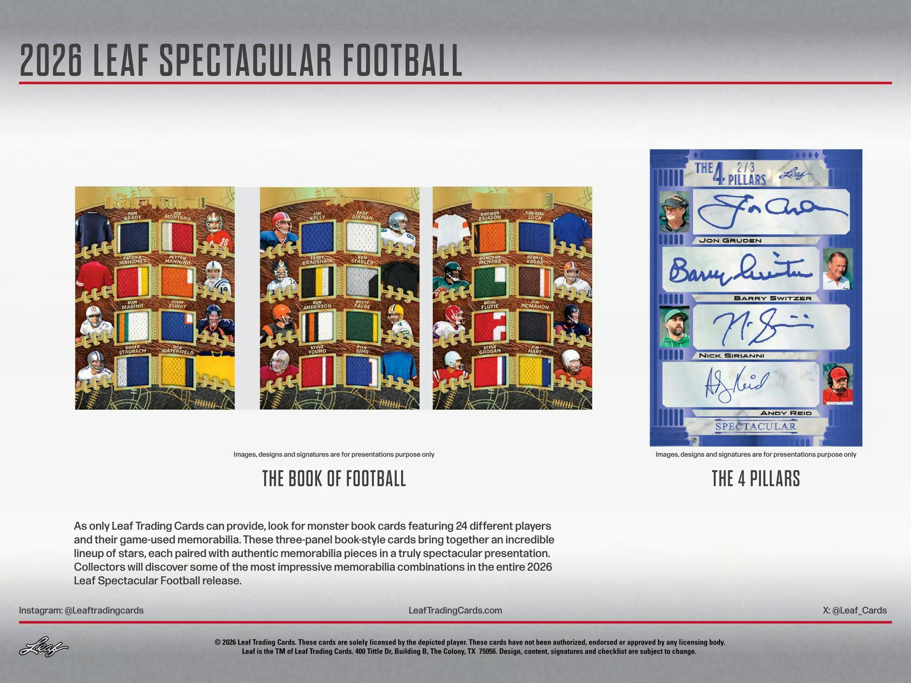 2026 Leaf Spectacular Football Hobby Box | Columbia Sports Cards
