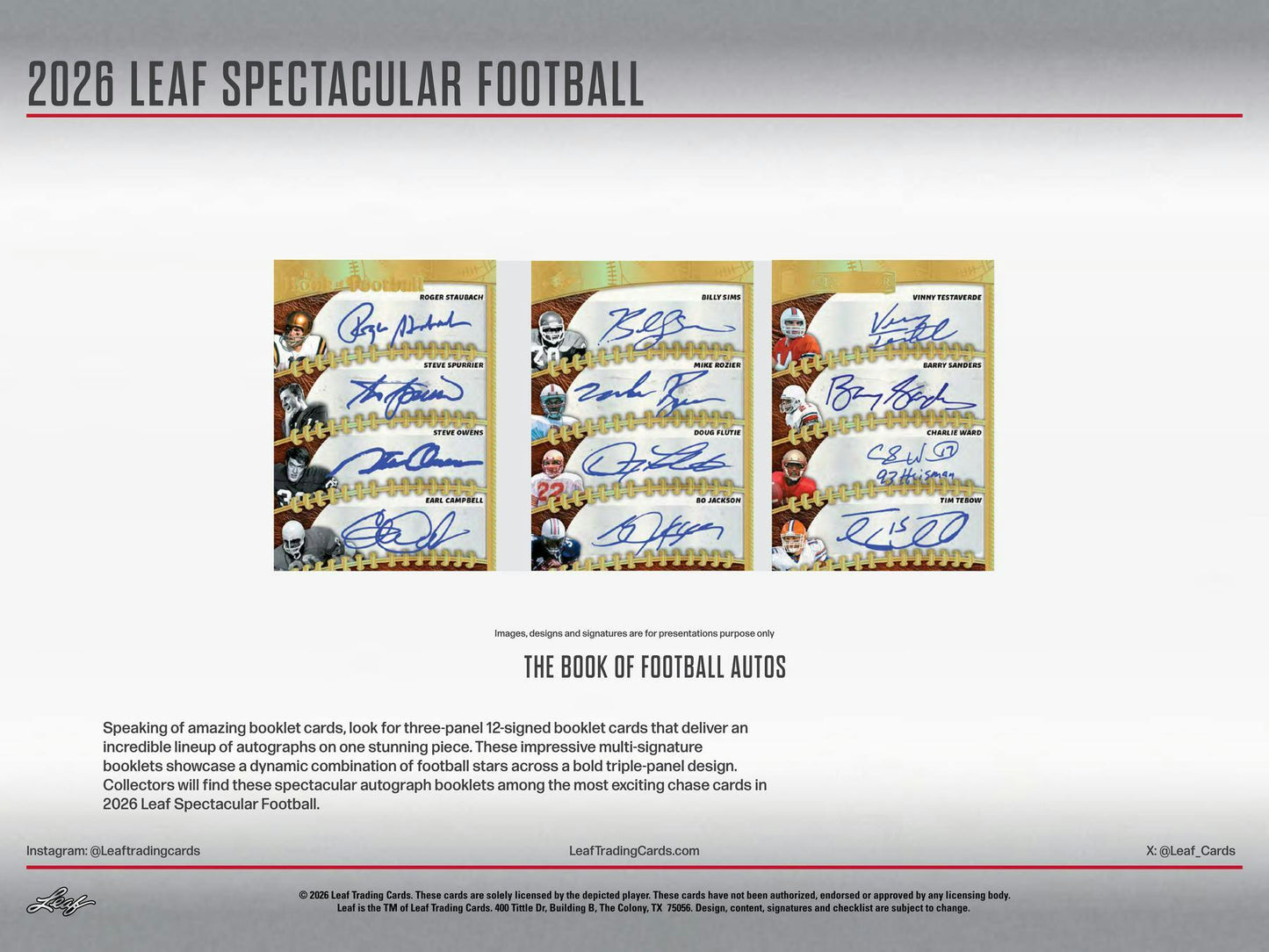 2026 Leaf Spectacular Football Hobby Box | Columbia Sports Cards | Columbia Hobby - Sports Card Boxes - Toploaders - Card Savers.
