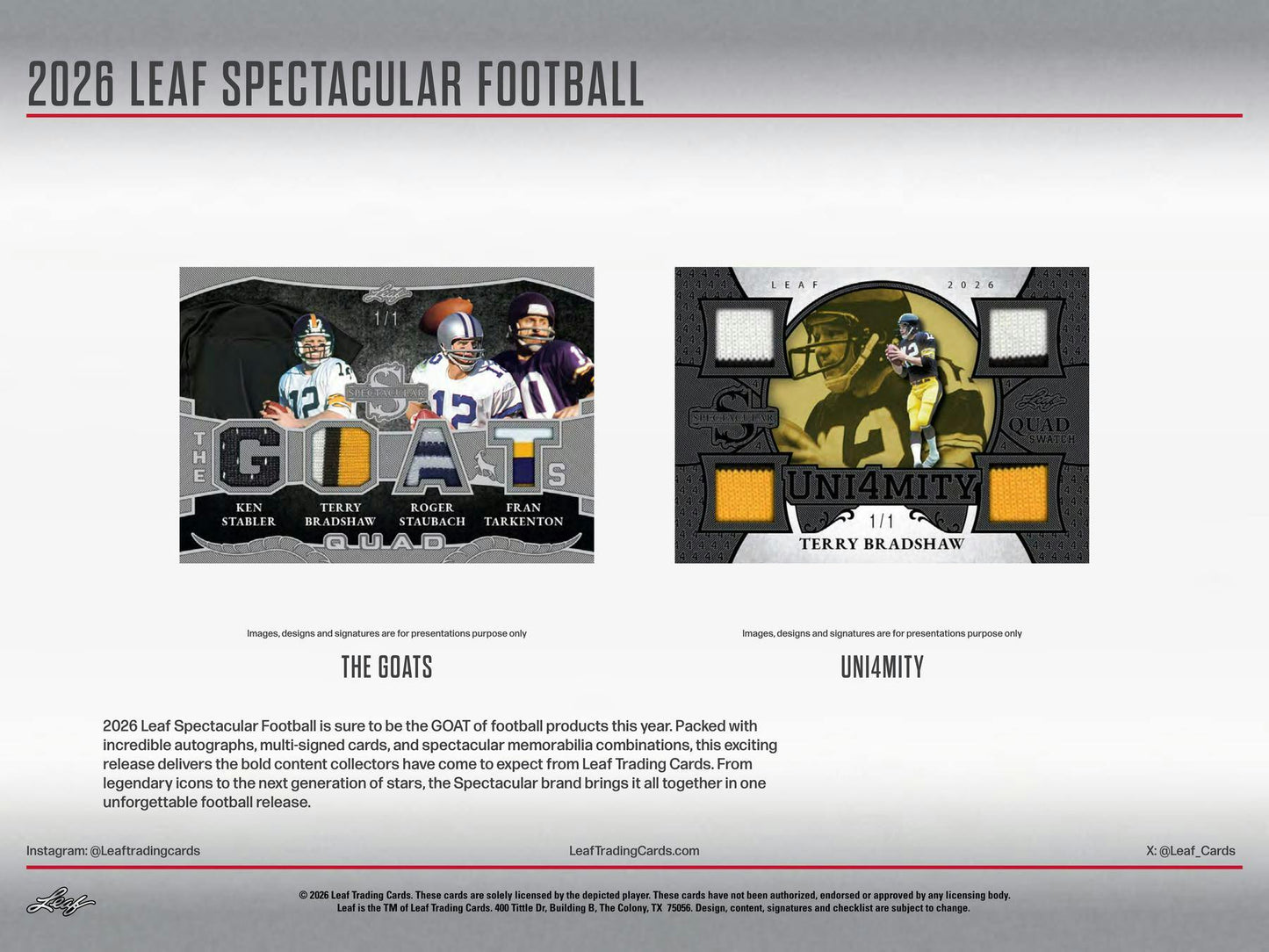 2026 Leaf Spectacular Football Hobby Box | Columbia Sports Cards | Columbia Hobby - Sports Card Boxes - Toploaders - Card Savers.
