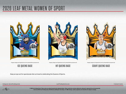 2026 Leaf Metal Women of Sport Hobby Box | Columbia Sports Cards.