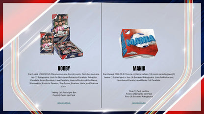 2026 Topps Chrome MLS Major League Soccer Hobby Box | Columbia Hobby - Sports Card Boxes - Toploaders - Card Savers.