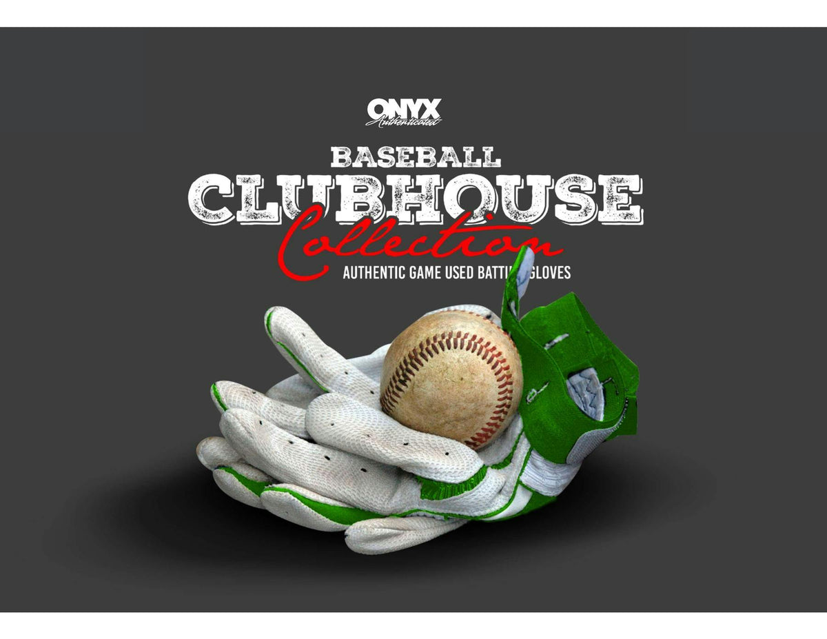 2026 Onyx Clubhouse Collection Baseball Game Used Batting Glove Hobby Box