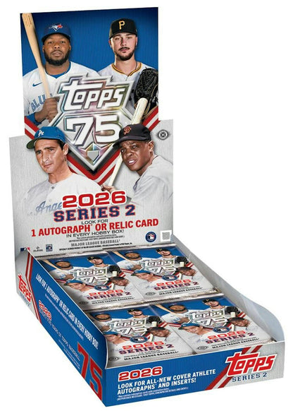 2026 Topps Series 2 Baseball Hobby Box
Topps Series 2 Heavy Lumber insert card
2026 Topps Series 2 Diamond Dust insert