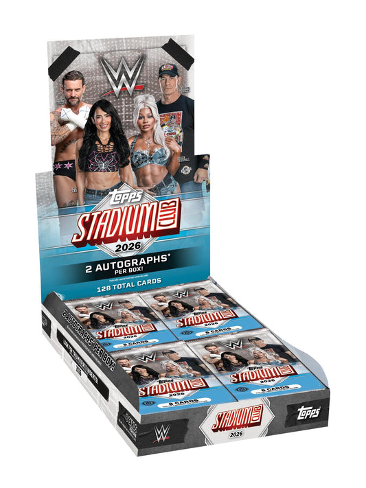2026 Topps Stadium Club WWE Wrestling Hobby Box