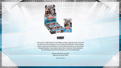 2026 Topps Stadium Club WWE Wrestling Blaster Box sell sheet 3
