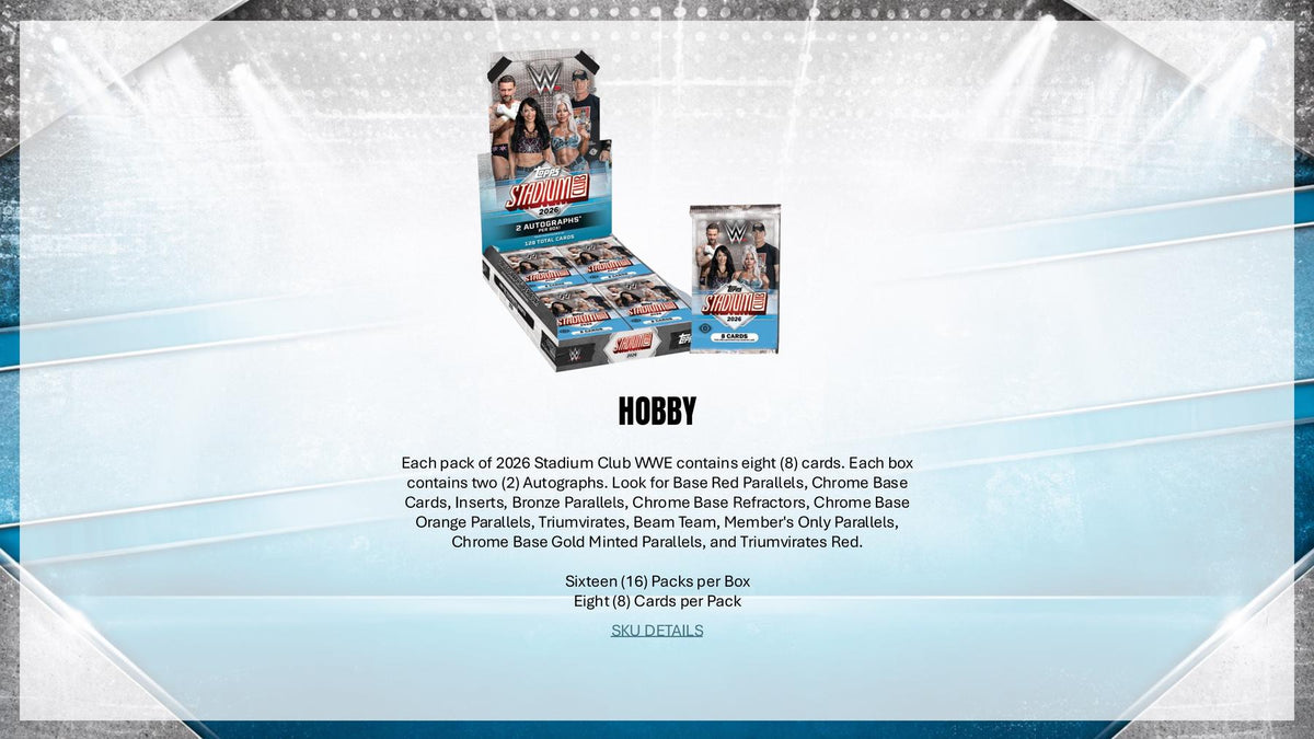 2026 Topps Stadium Club WWE Wrestling Mega Box sell sheet 3