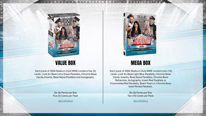 2026 Topps Stadium Club WWE Wrestling Blaster Box sell sheet 4