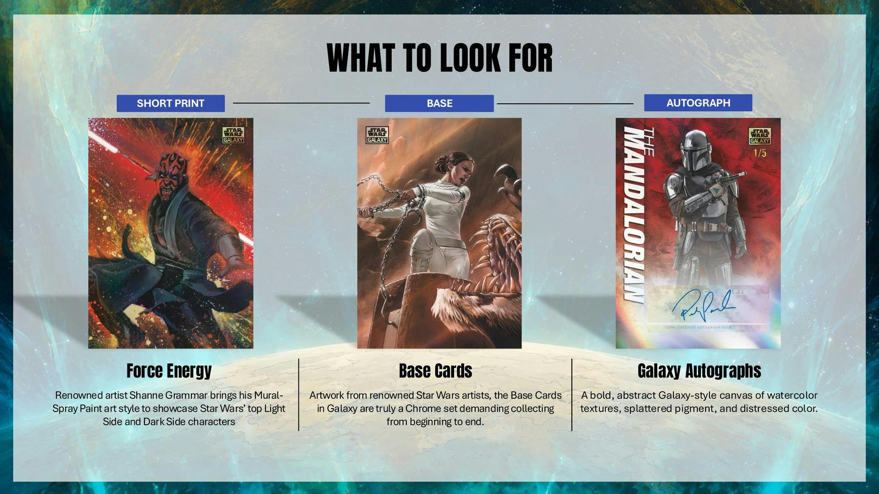 2026 Topps Star Wars Chrome Galaxy Hobby Box | Columbia Sports Cards | Columbia Hobby - Sports Card Boxes - Toploaders - Card Savers.