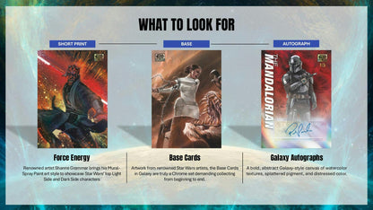 2026 Topps Star Wars Chrome Galaxy Hobby Box | Columbia Sports Cards | Columbia Hobby - Sports Card Boxes - Toploaders - Card Savers.