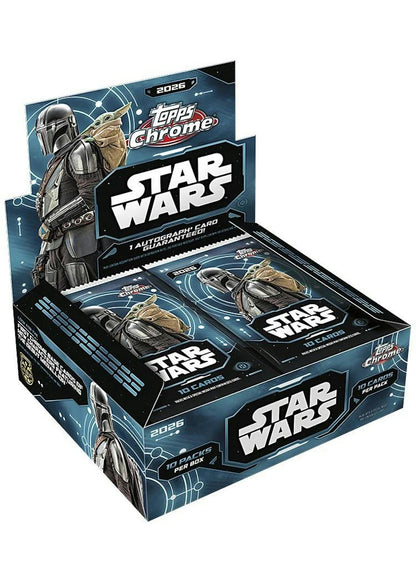 2026 Topps Star Wars Chrome Hobby Box - box