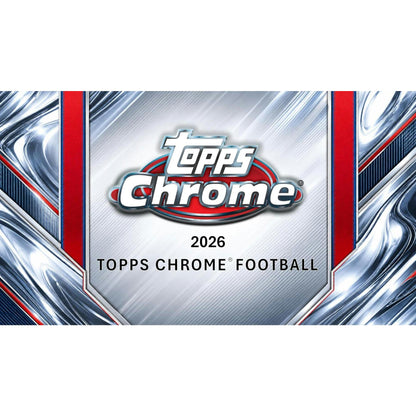 2026 Topps Chrome Football Hobby Box sell sheet 1