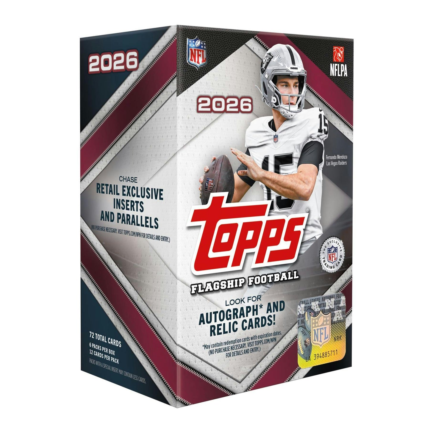 2026 Topps Football Blaster Box
2026 Topps Football Blaster Box exclusive Football parallels
2026 Topps Football rookie cards
2026 Topps Football Real One autograph cards