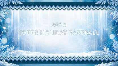 2026 Topps Holiday Baseball Advent Calendar Box sell sheet 1