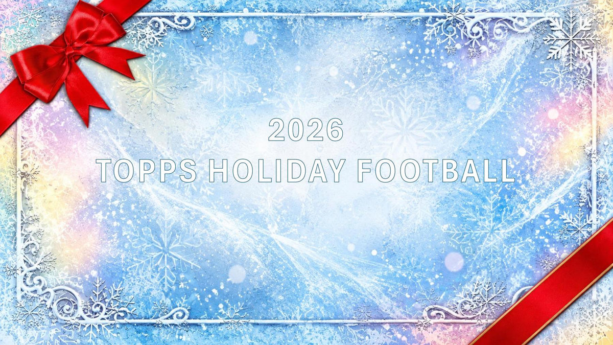 2026 Topps Holiday Football Mega Box sell sheet 1