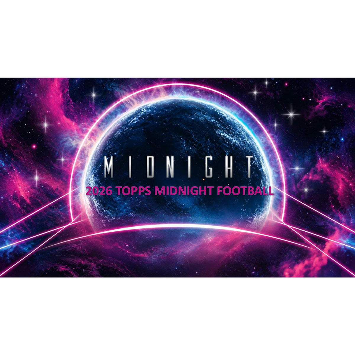 2026 Topps Midnight Football Hobby Box sell sheet 1
