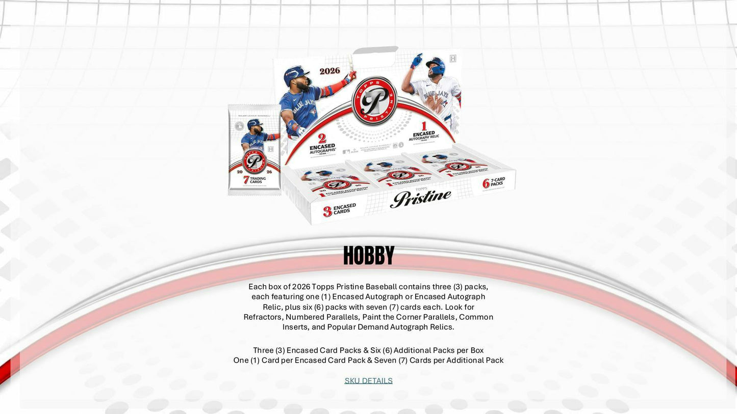 2026 Topps Pristine Baseball Hobby Box | Columbia Sports Cards | Columbia Hobby - Sports Card Boxes - Toploaders - Card Savers.