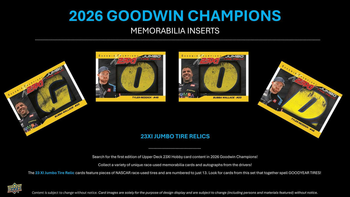 2026 Upper Deck Goodwin Champions Hobby Box | Columbia Sports Cards | Columbia Hobby - Sports Card Boxes - Toploaders - Card Savers.