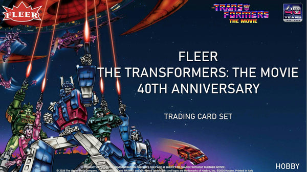 2026 Upper Deck Fleer The Transformers: The Movie 40th Anniversary Hobby Box