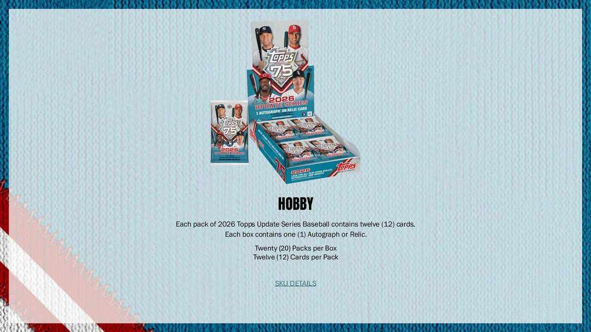 2026 Topps Update Series Baseball Hobby Box sell sheet 3