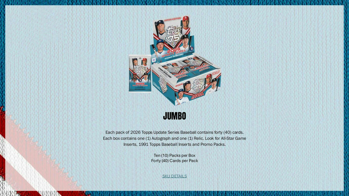 2026 Topps Update Series Baseball Hobby Box sell sheet 4