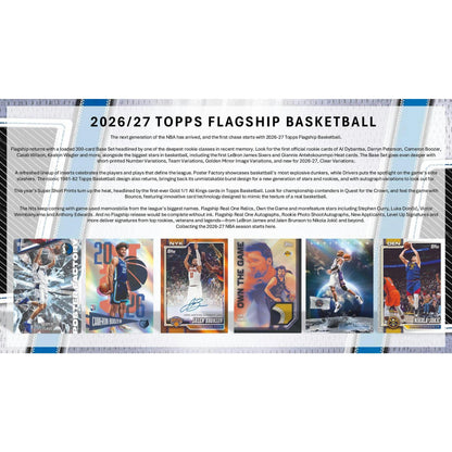 2026/27 Topps Basketball Hobby Box sell sheet 2