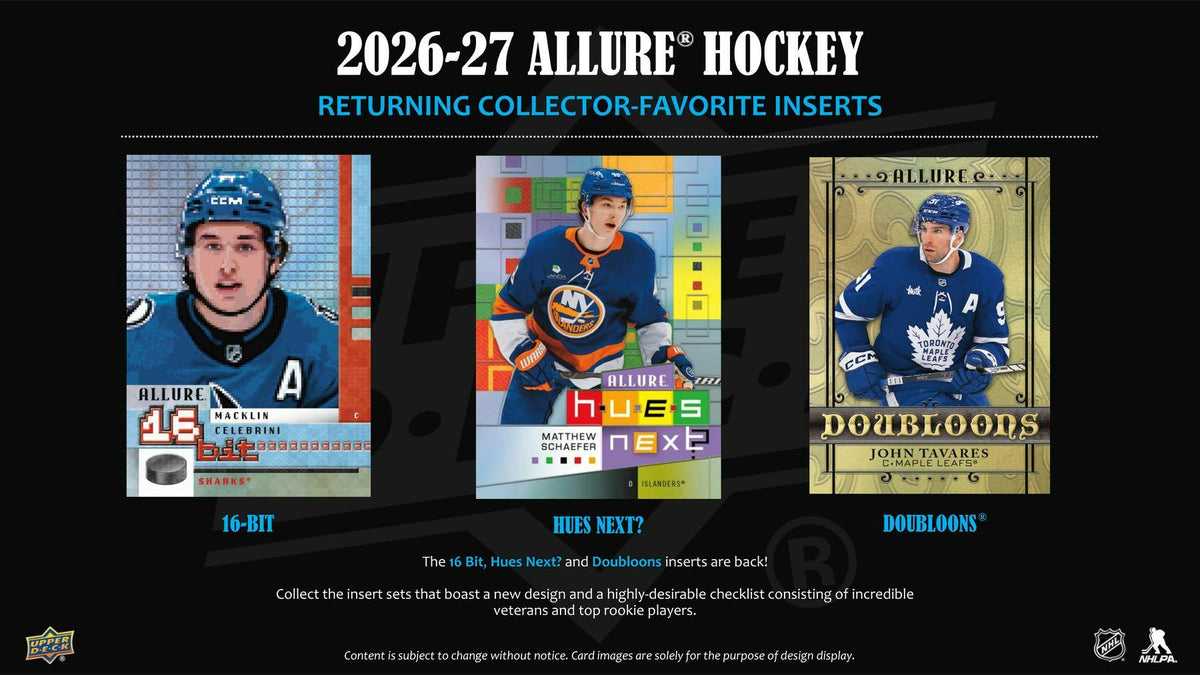 2026/27 Upper Deck Allure Hockey Blaster Box sell sheet 3