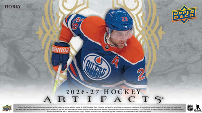 2026/27 Upper Deck Artifacts Hockey Hobby Box | Columbia Hobby - Sports Card Boxes - Toploaders - Card Savers.