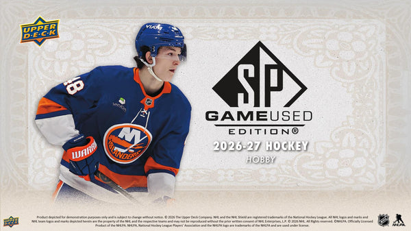 2026/27 Upper Deck SP Game Used Hockey Hobby Box