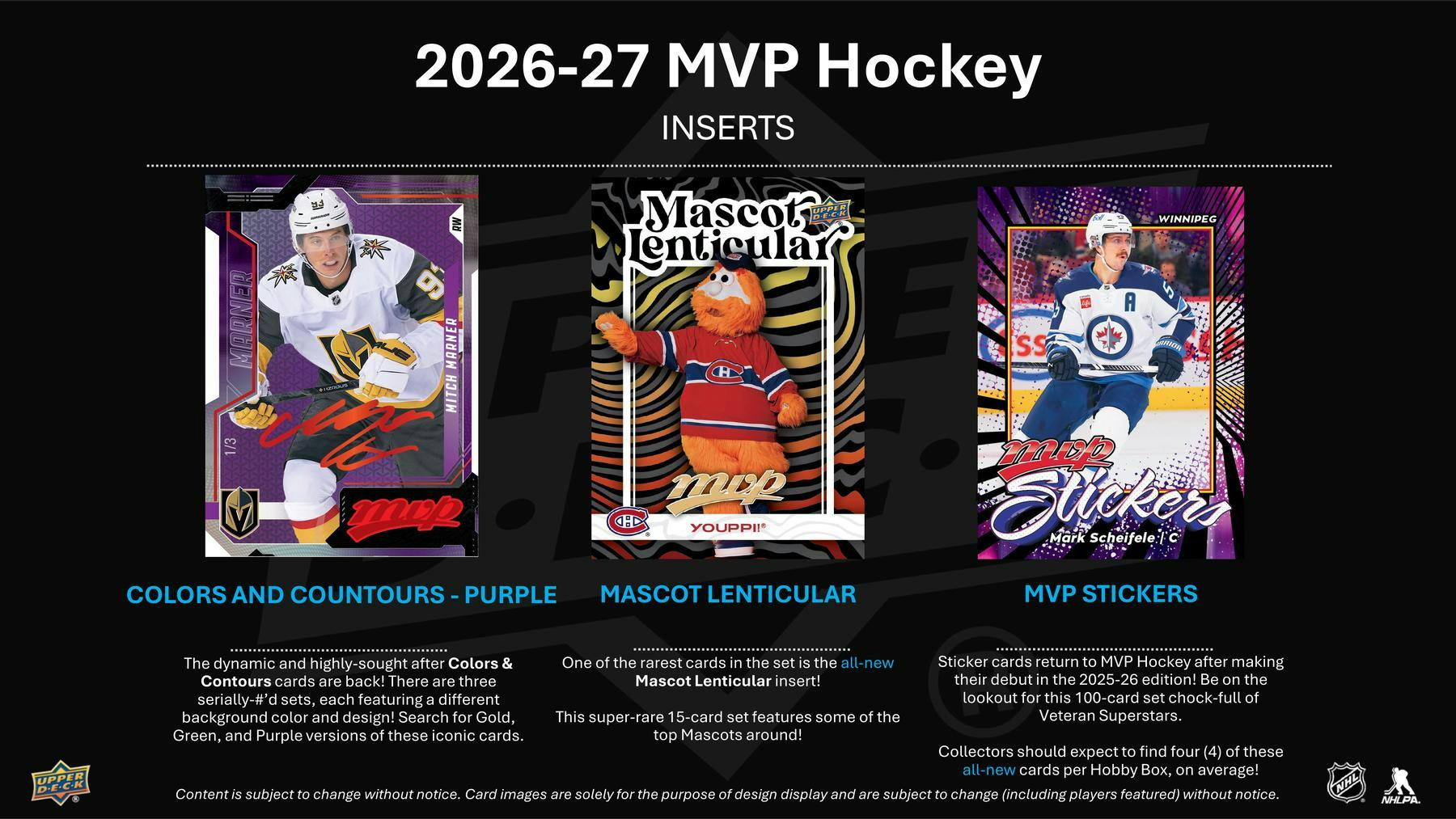 2026/27 Upper Deck MVP Hockey Hobby Box | Columbia Hobby - Sports Card Boxes - Toploaders - Card Savers.
