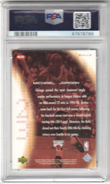 MICHAEL JORDAN 2003 Upper Deck Hardcourt Heart Of A Champion #MJ6 PSA 9 MINT