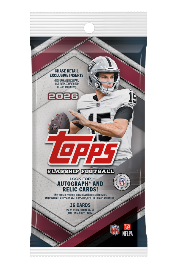 2026 Topps Football Fat Pack with 36 trading cards
2026 Topps Football rookie cards
2026 Topps Football Aqua Rainbow parallel cards
2026 Topps Football 1957 Rookie Variation cards