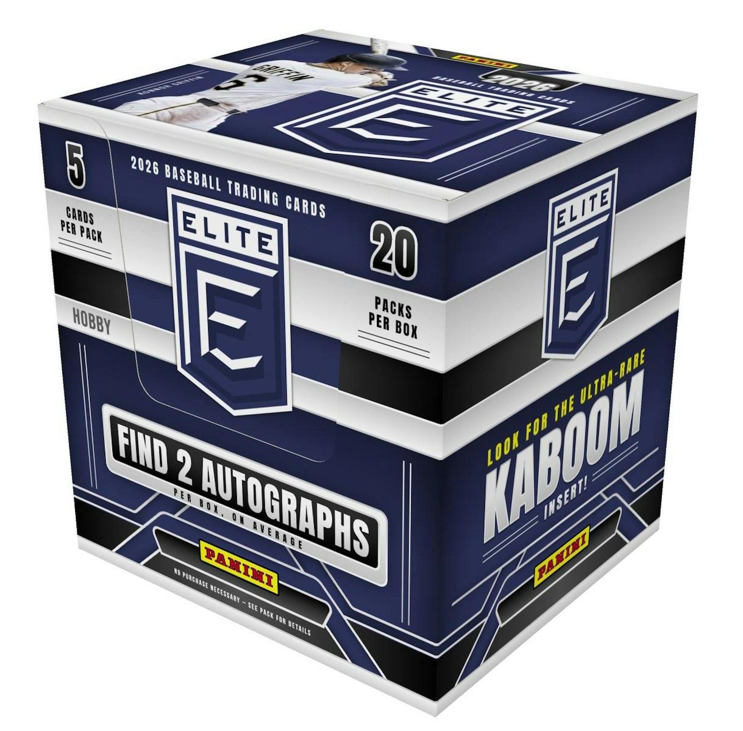 2026 Panini Donruss Elite Baseball Hobby Box
Donruss Elite Baseball Kaboom insert card
Donruss Elite Pen Pals autograph card