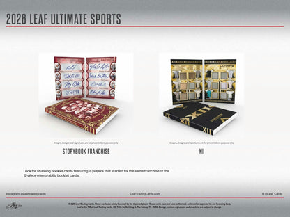 2026 Leaf Ultimate Sports Hobby Box | Columbia Hobby - Sports Card Boxes - Toploaders - Card Savers.