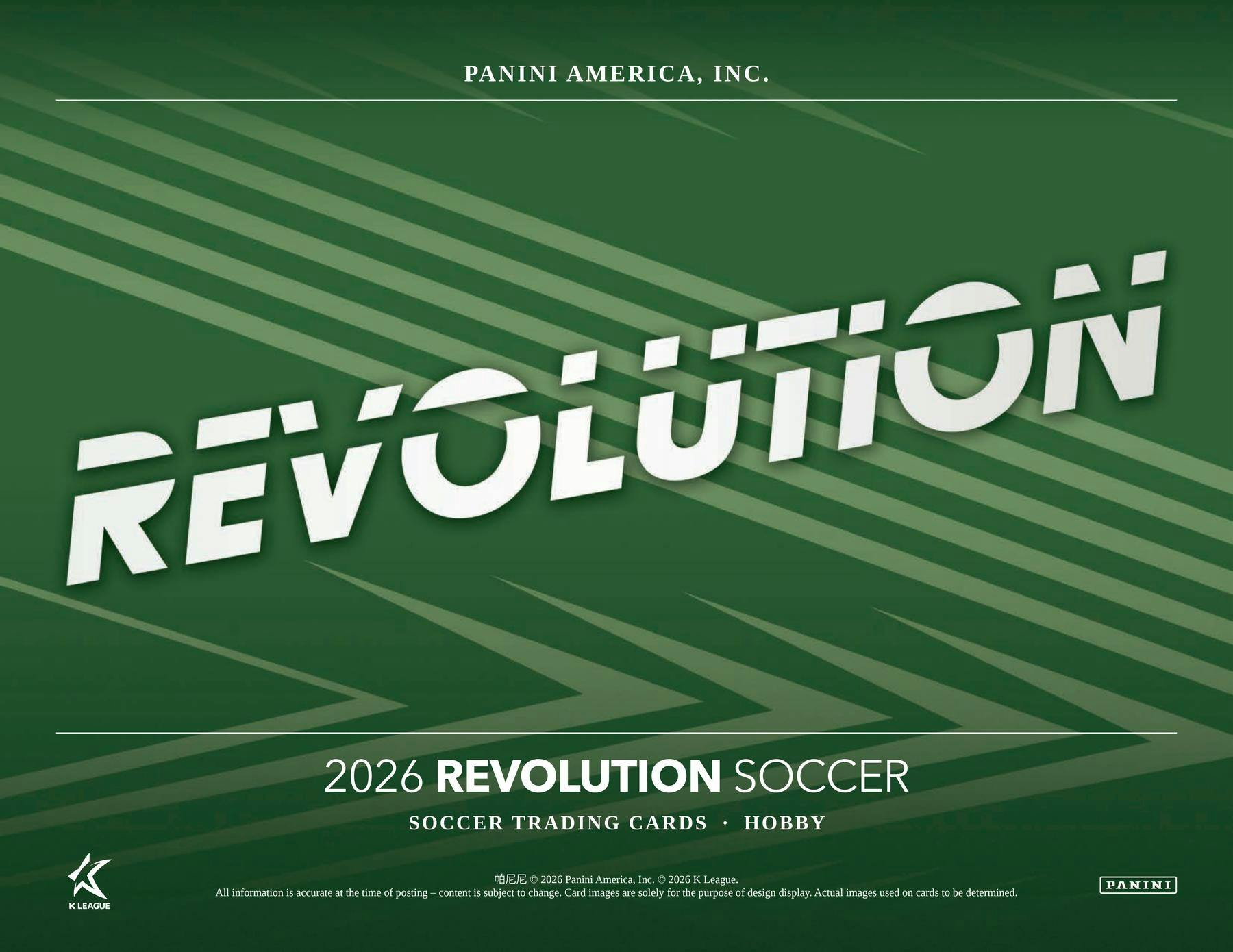2026 Panini Revolution K League Soccer Hobby Box | Columbia Sports Cards | Columbia Hobby - Sports Card Boxes - Toploaders - Card Savers.