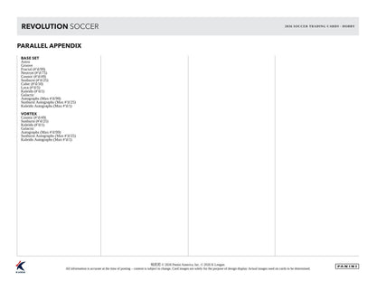 2026 Panini Revolution K League Soccer Hobby Box | Columbia Sports Cards | Columbia Hobby - Sports Card Boxes - Toploaders - Card Savers.
