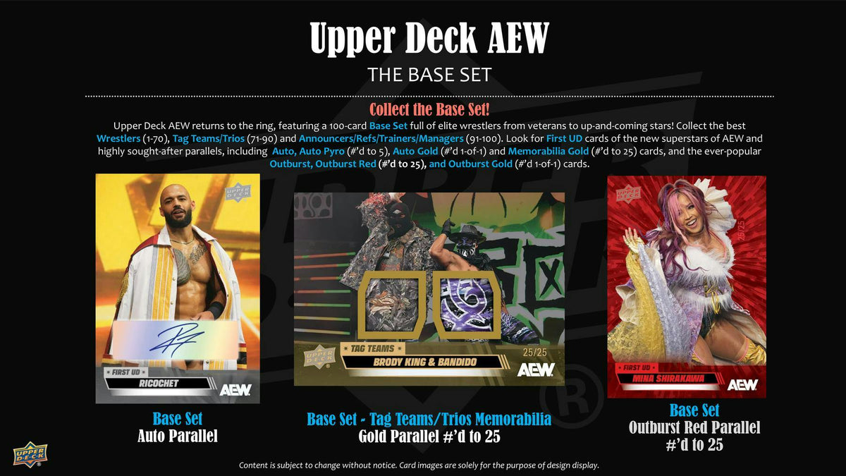 2026 Upper Deck AEW All Elite Wrestling Hobby Box product photo 4 | Columbia Sports Cards