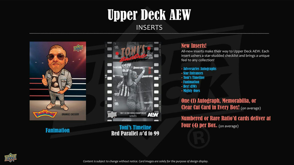 2026 Upper Deck AEW All Elite Wrestling Hobby Box product photo 5 | Columbia Sports Cards