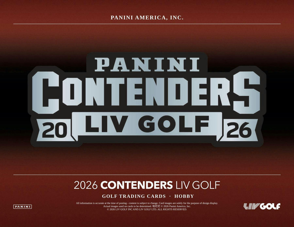 2026 Panini Contenders LIV Golf Hobby Box | Columbia Sports Cards.
