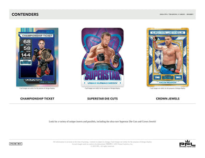 2026 Panini Contenders Professional Fighters League PFL Hobby Box | Columbia Sports Cards | Columbia Hobby - Sports Card Boxes - Toploaders - Card Savers.