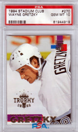 WAYNE GRETZKY 1994-95 Topps Stadium Club #270 PSA 10 GEM MINT - KINGS - POP 21