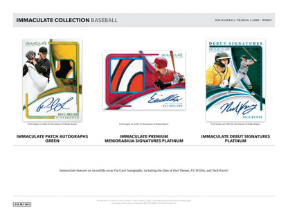 2026 Panini Immaculate Baseball Hobby Box | Columbia Sports Cards | Columbia Hobby - Sports Card Boxes - Toploaders - Card Savers.