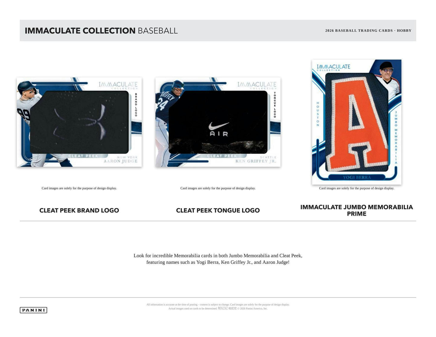 2026 Panini Immaculate Baseball Hobby Box | Columbia Sports Cards | Columbia Hobby - Sports Card Boxes - Toploaders - Card Savers.