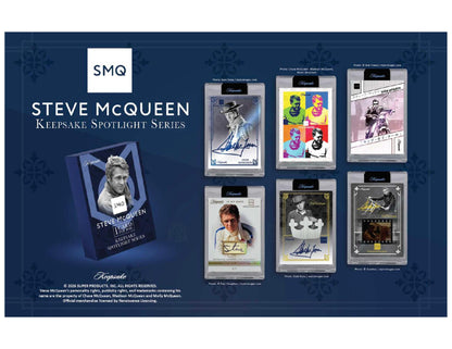 2026 Keepsake Steve McQueen King of Cool Spotlight Series Hobby Box sell sheet 1
