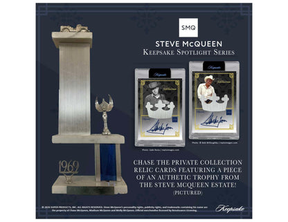 2026 Keepsake Steve McQueen King of Cool Spotlight Series Hobby Box sell sheet 3