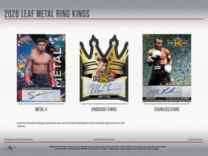 2026 Leaf Metal Ring Kings Boxing Hobby Box | Columbia Sports Cards | Columbia Hobby - Sports Card Boxes - Toploaders - Card Savers.